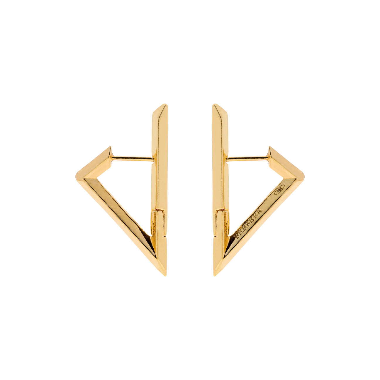 Sculptura triangle earrings - Sculptura triangle earrings -  The Future Rocks -    1