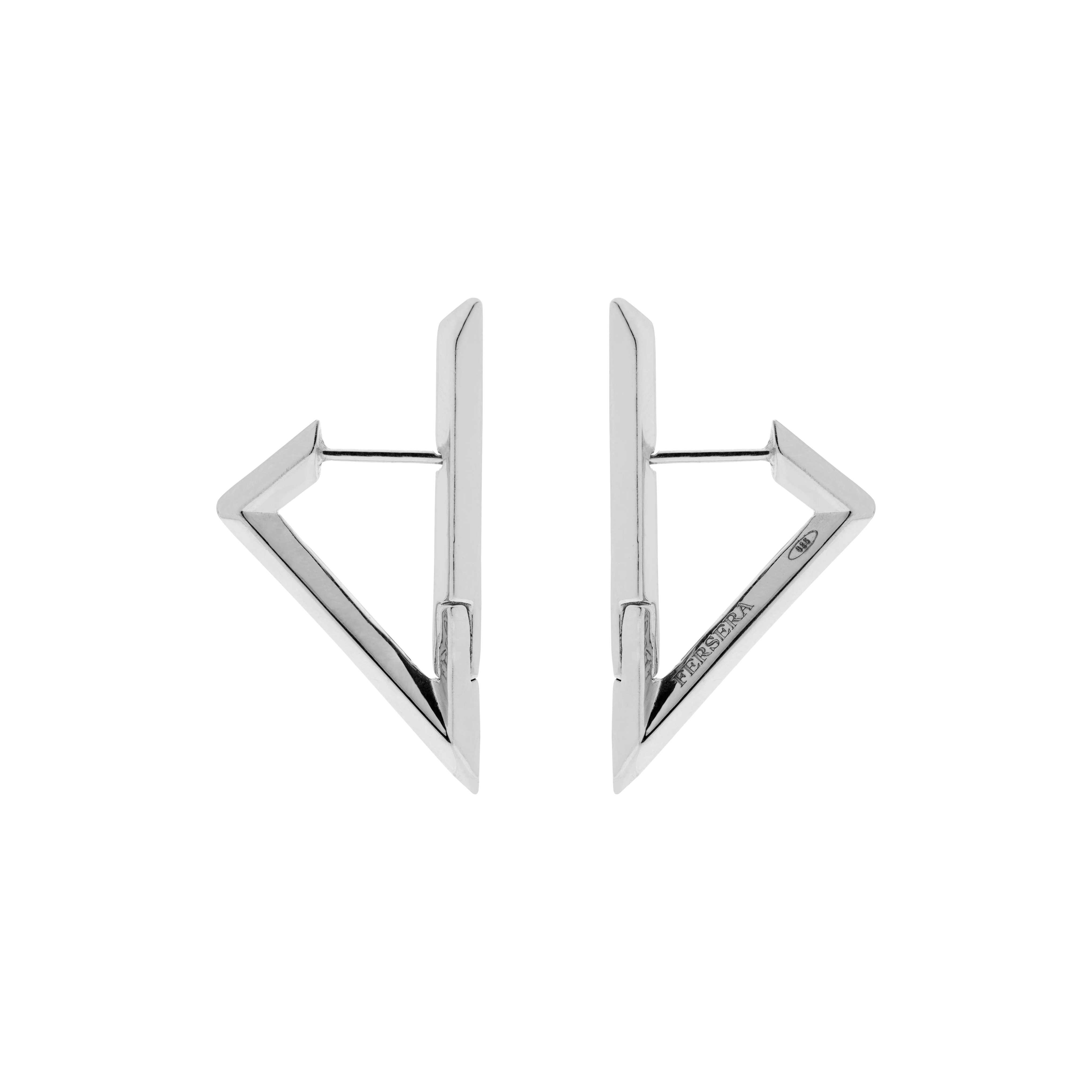 Sculptura triangle earrings - Sculptura triangle earrings - The Future Rocks - 4