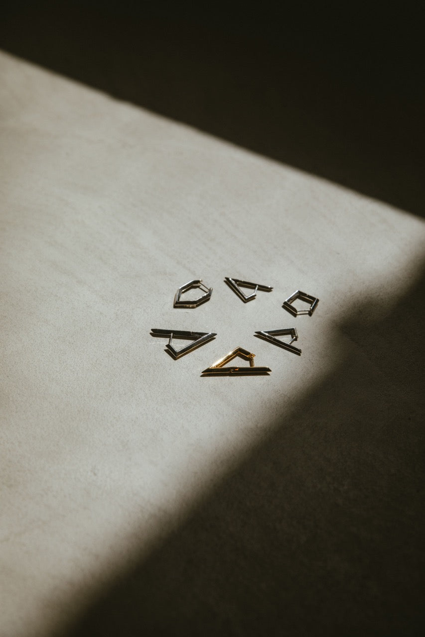 Sculptura triangle small earrings - Sculptura triangle small earrings - The Future Rocks - 19