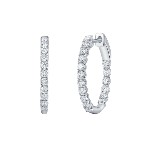 In & out hoop earrings - In & out hoop earrings -  The Future Rocks -    1