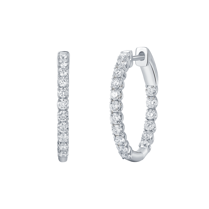 In & out hoop earrings - In & out hoop earrings -  The Future Rocks -    1