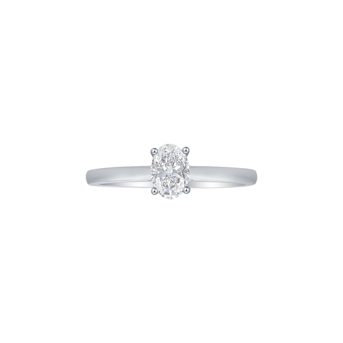 Oval solitaire ring - Oval solitaire ring -  The Future Rocks -    8