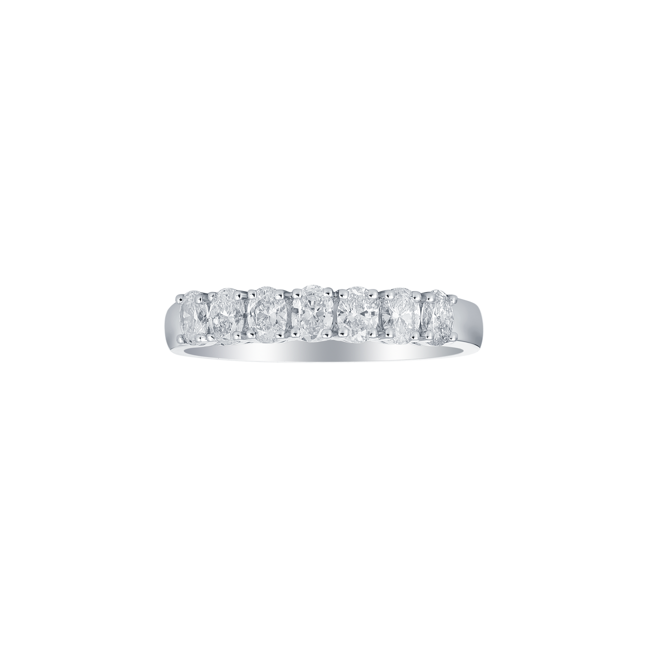 Fancy shape half eternity band - Fancy shape half eternity band -  The Future Rocks -    4
