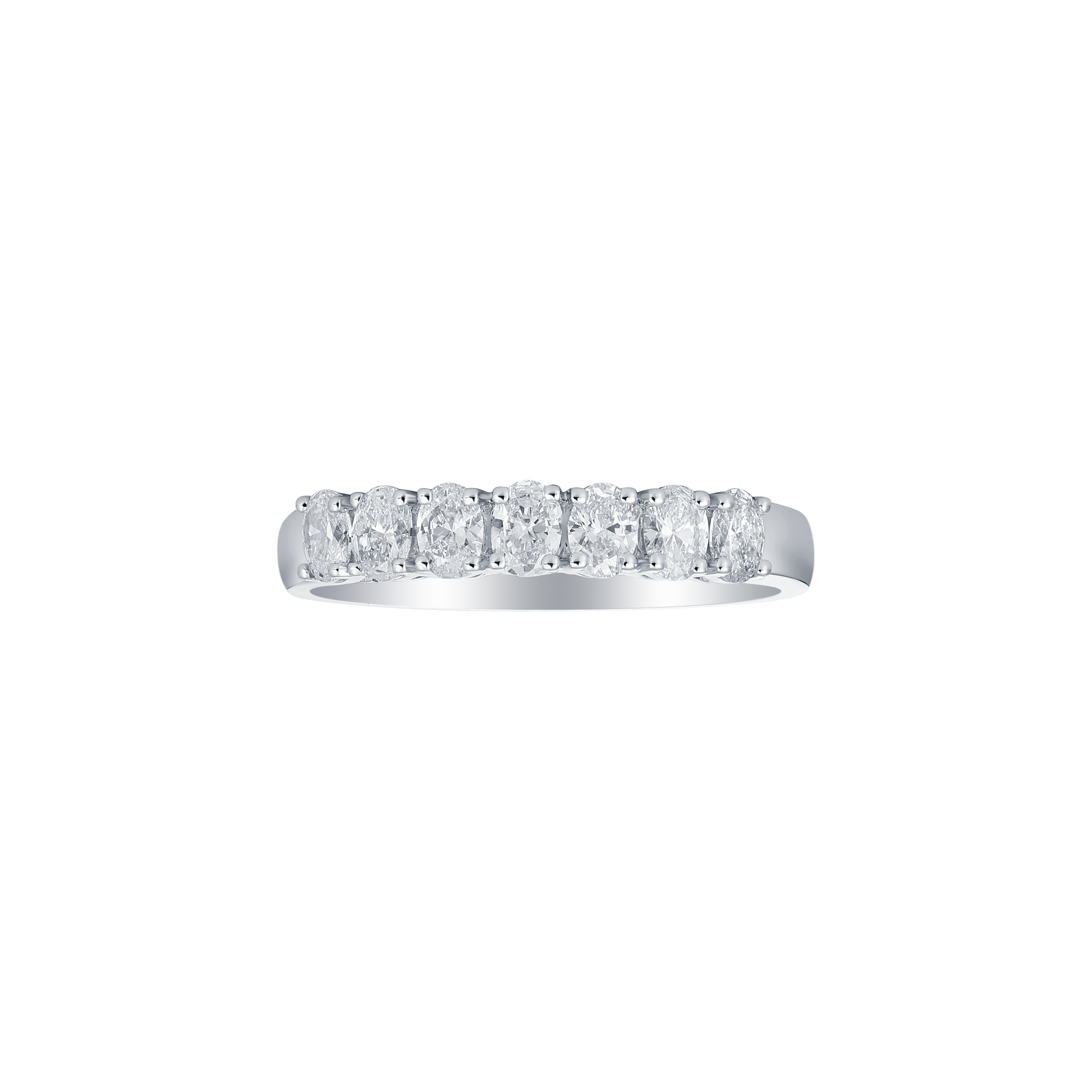 Fancy shape half eternity band - Fancy shape half eternity band -  The Future Rocks -    4