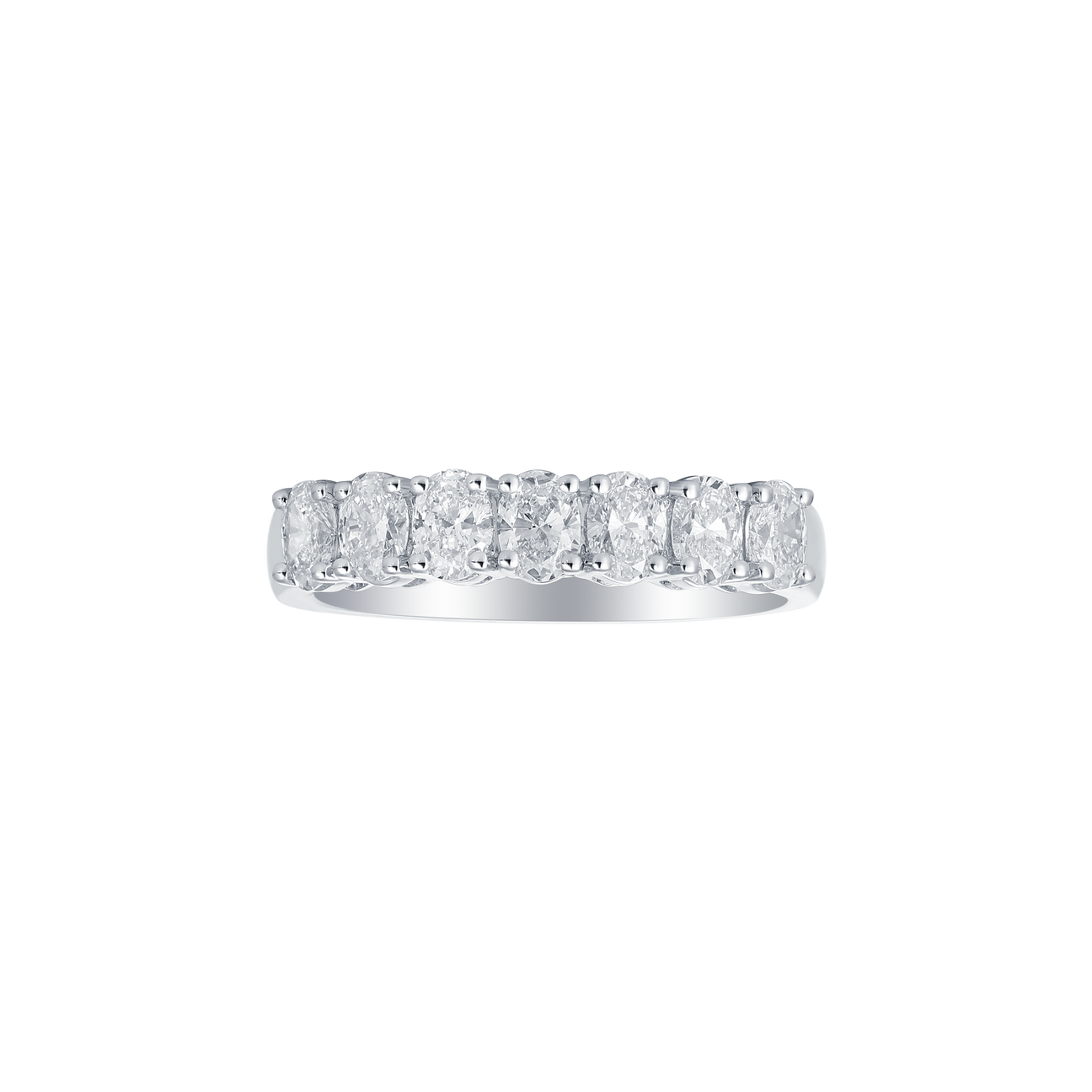 Fancy shape half eternity band - Fancy shape half eternity band -  The Future Rocks -    3