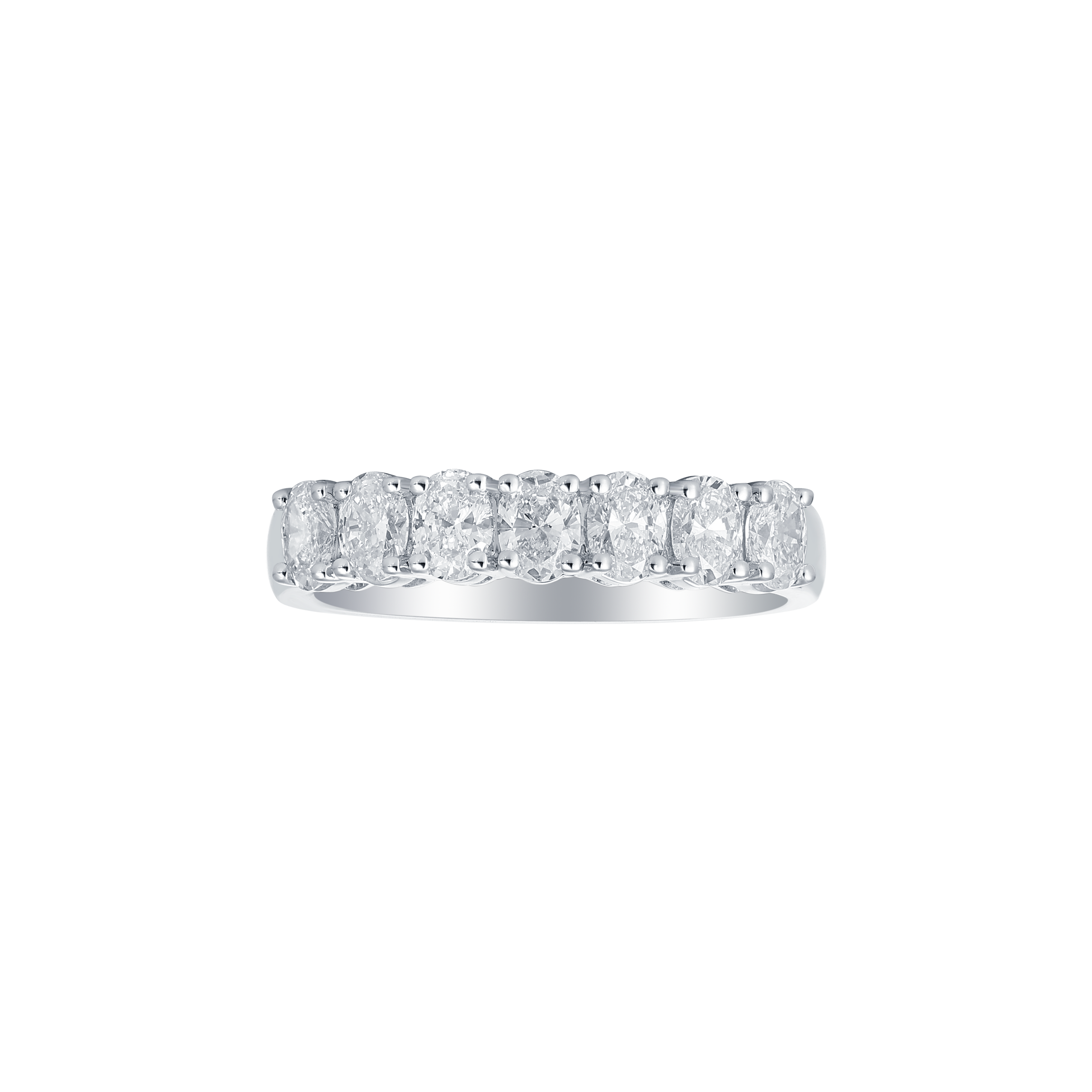 Fancy shape half eternity band - Fancy shape half eternity band -  The Future Rocks -    3