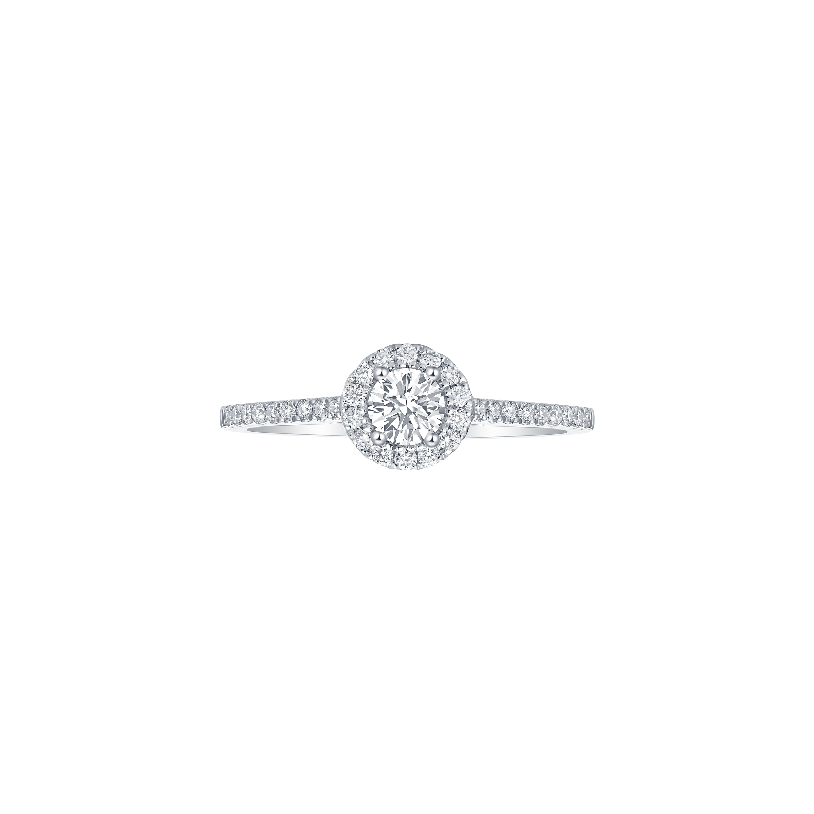 Round petite halo ring - Round petite halo ring -  The Future Rocks -    2