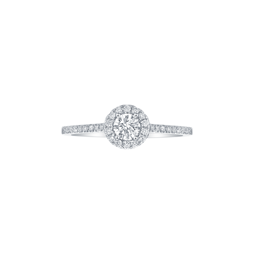 Round petite halo ring - Round petite halo ring -  The Future Rocks -    1