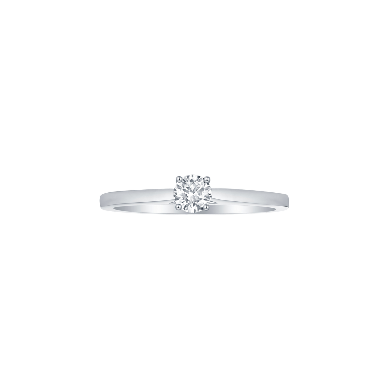 Round solitaire ring - Round solitaire ring -  The Future Rocks -    5