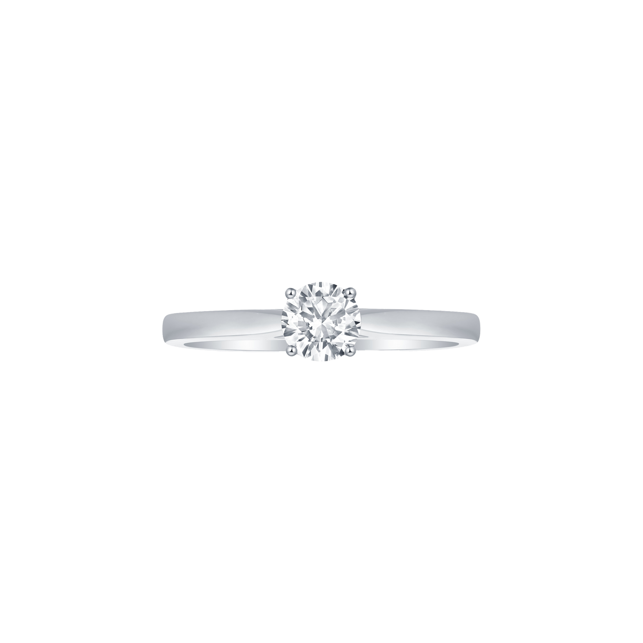 Round solitaire ring - Round solitaire ring -  The Future Rocks -    8