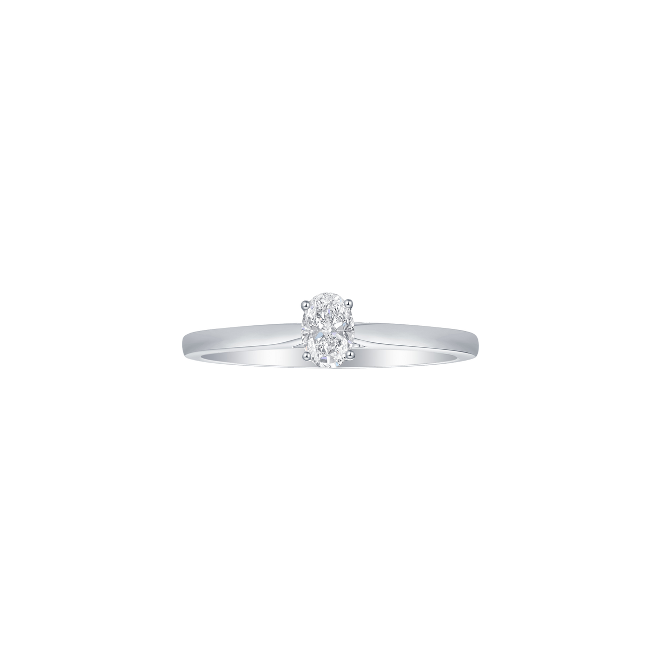 Oval solitaire ring - Oval solitaire ring -  The Future Rocks -    2