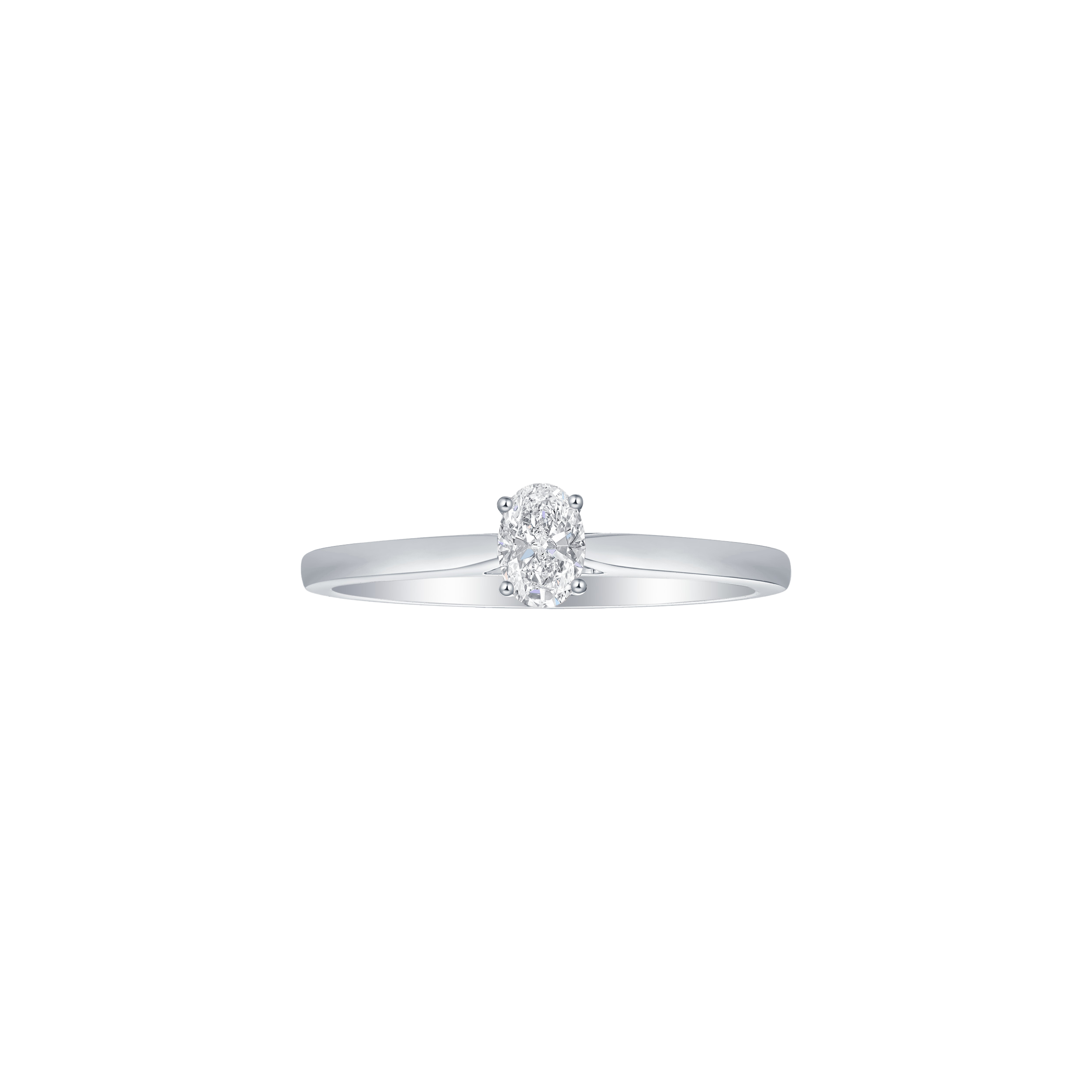 Oval solitaire ring - Oval solitaire ring -  The Future Rocks -    2