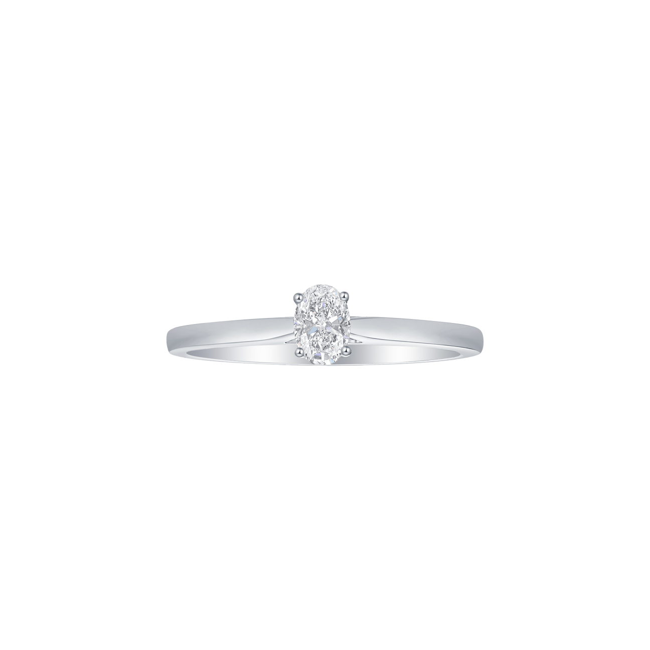 Oval solitaire ring - Oval solitaire ring -  The Future Rocks -    4