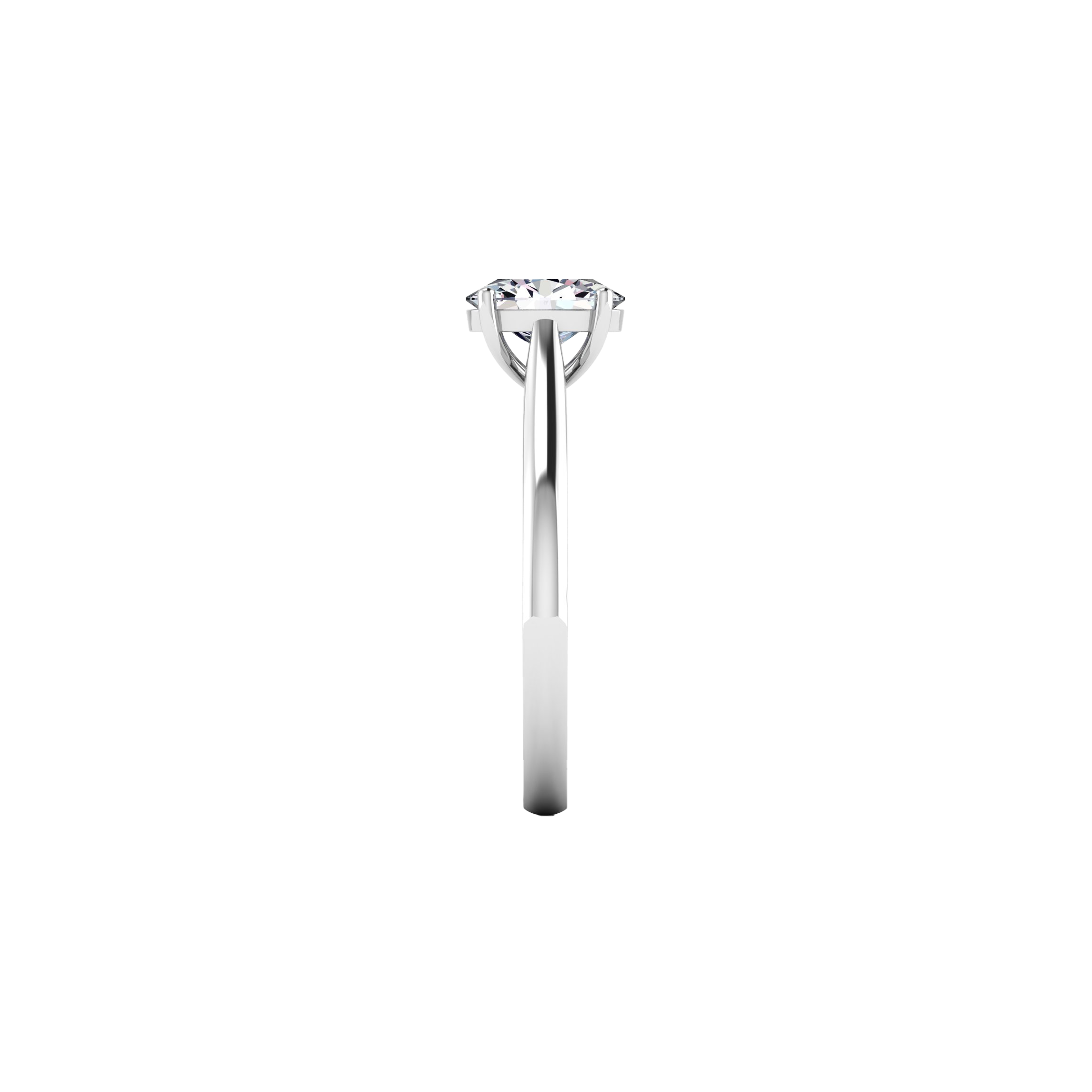 Oval solitaire ring - Oval solitaire ring -  The Future Rocks -    9