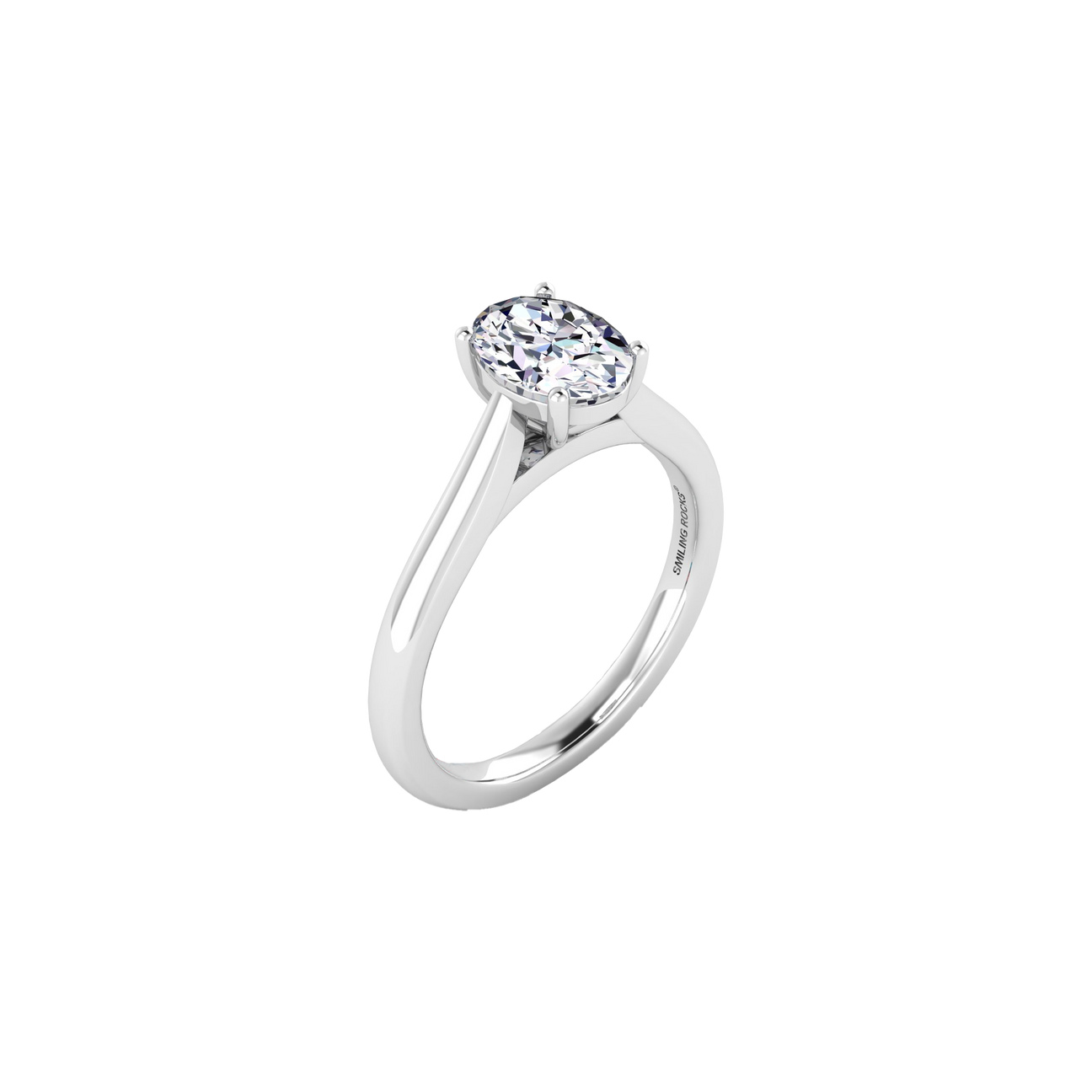 Oval solitaire ring - Oval solitaire ring -  The Future Rocks -    10