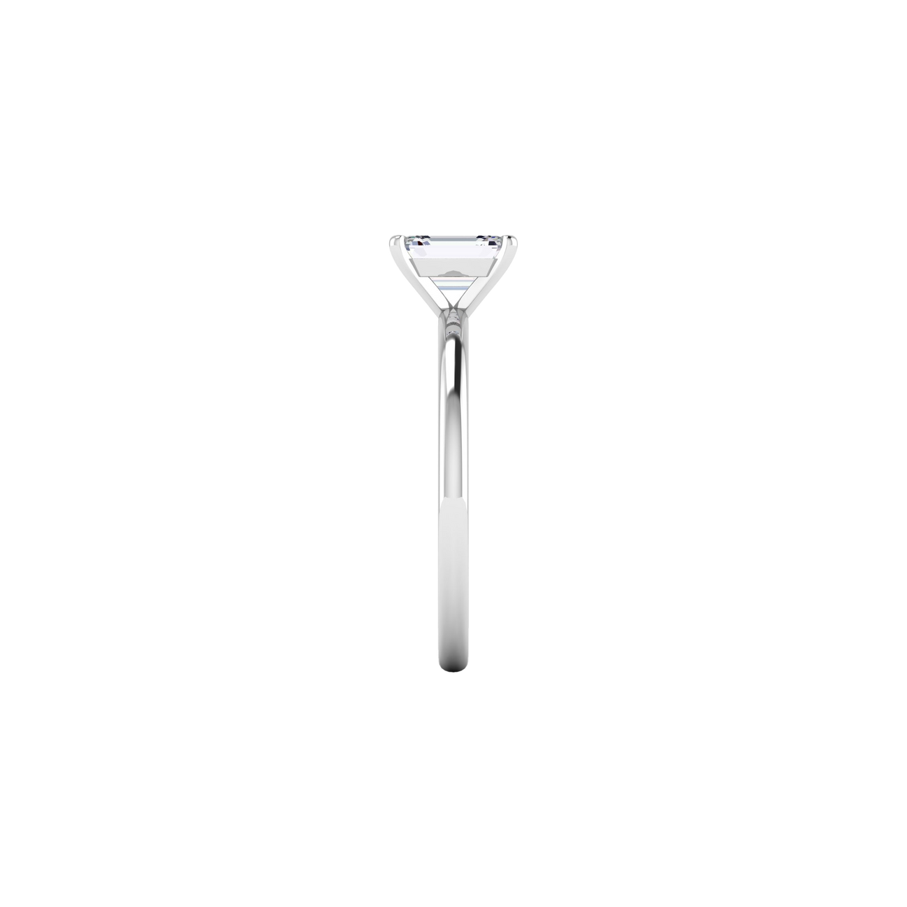 Emerald solitaire petite ring - Emerald solitaire petite ring -  The Future Rocks -    6