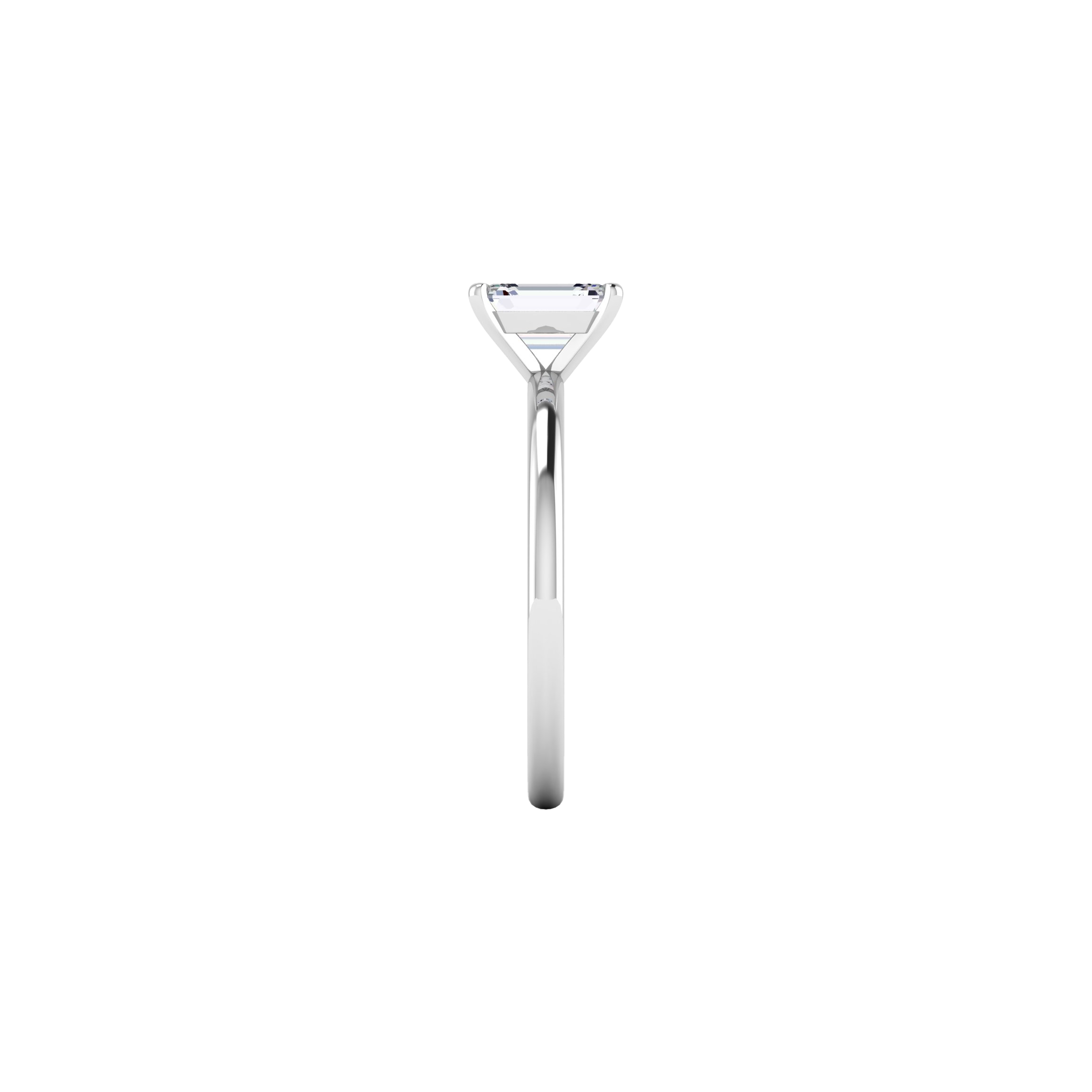 Emerald solitaire petite ring - Emerald solitaire petite ring -  The Future Rocks -    9