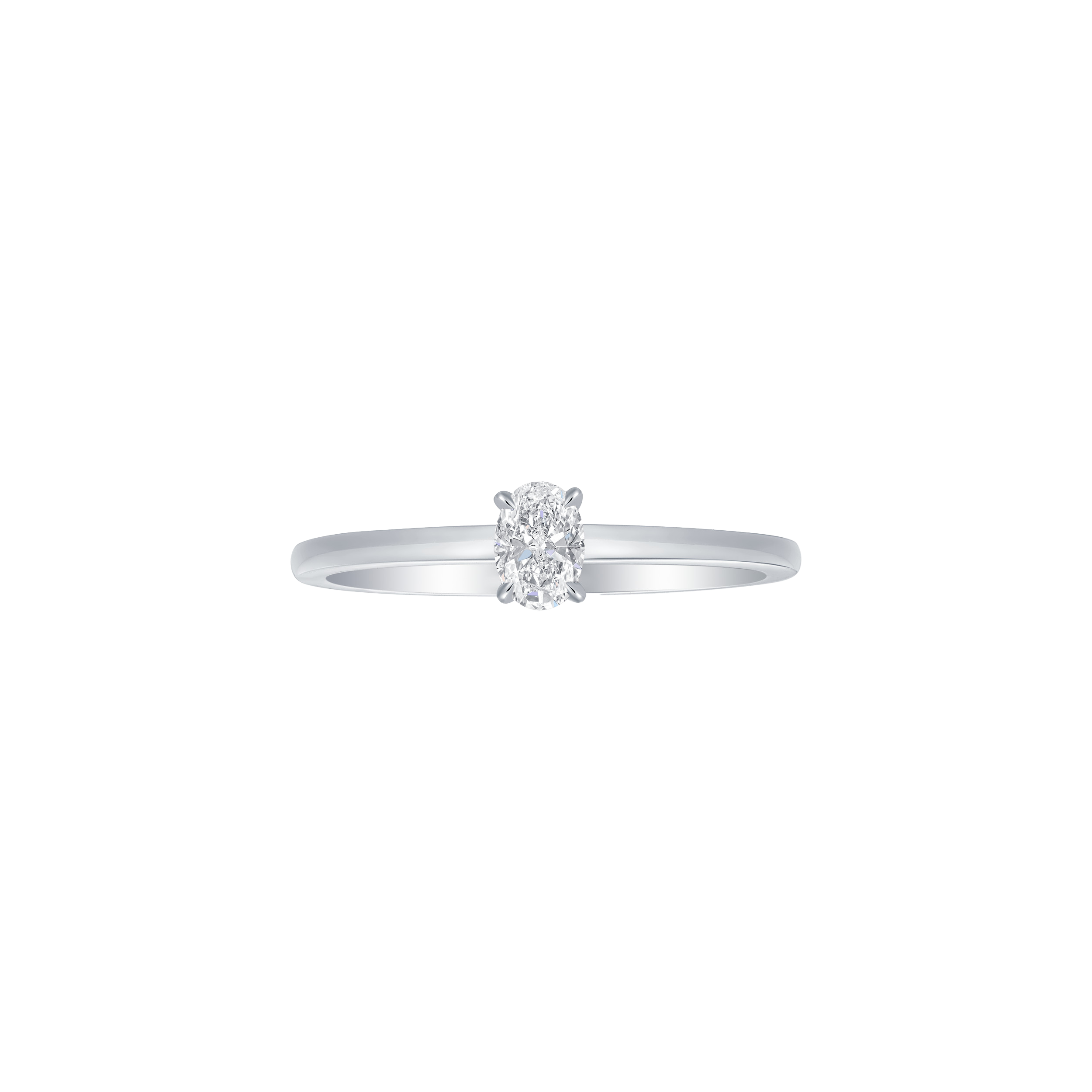 Oval solitaire petite ring - Oval solitaire petite ring -  The Future Rocks -    5