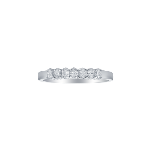 Fancy shape half eternity band - Fancy shape half eternity band -  The Future Rocks -    1