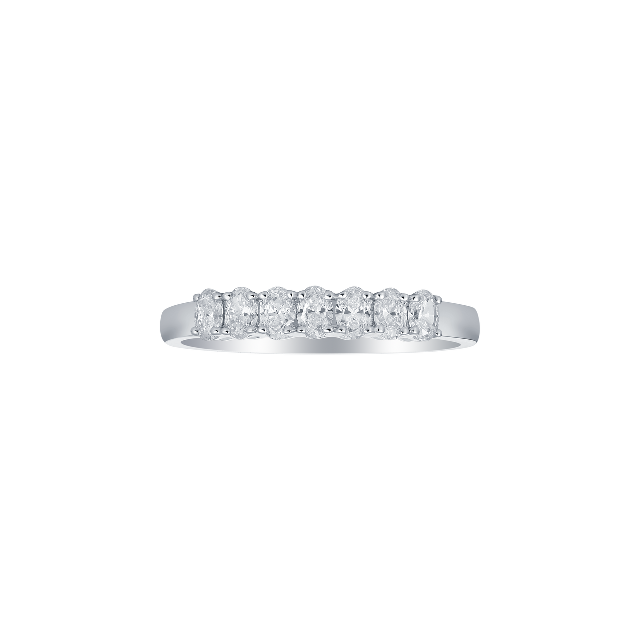 Fancy shape half eternity band - Fancy shape half eternity band -  The Future Rocks -    2