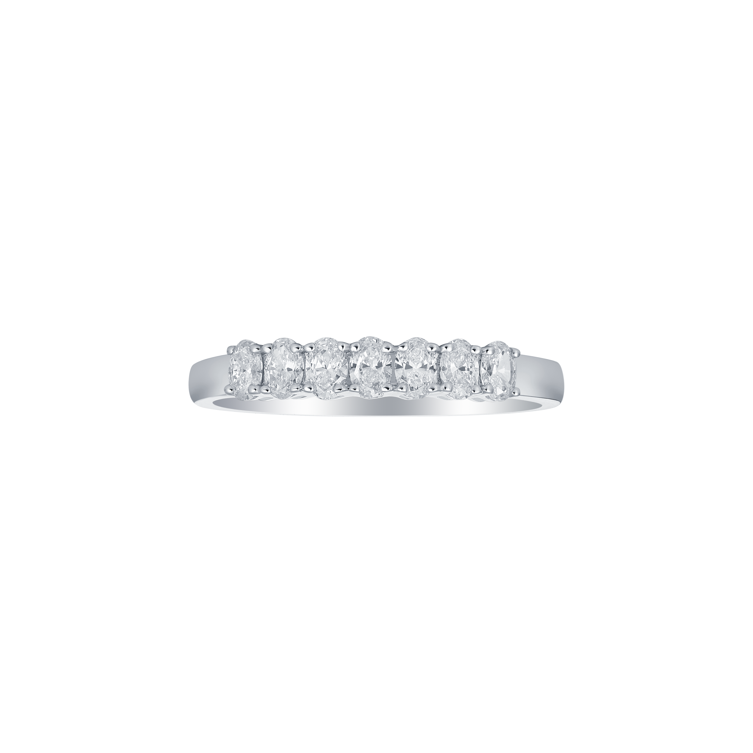 Fancy shape half eternity band - Fancy shape half eternity band -  The Future Rocks -    2