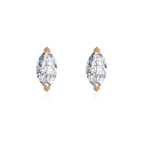 Saturn solitaire earrings 0.4ct - Saturn solitaire earrings 0.4ct -  The Future Rocks -    1