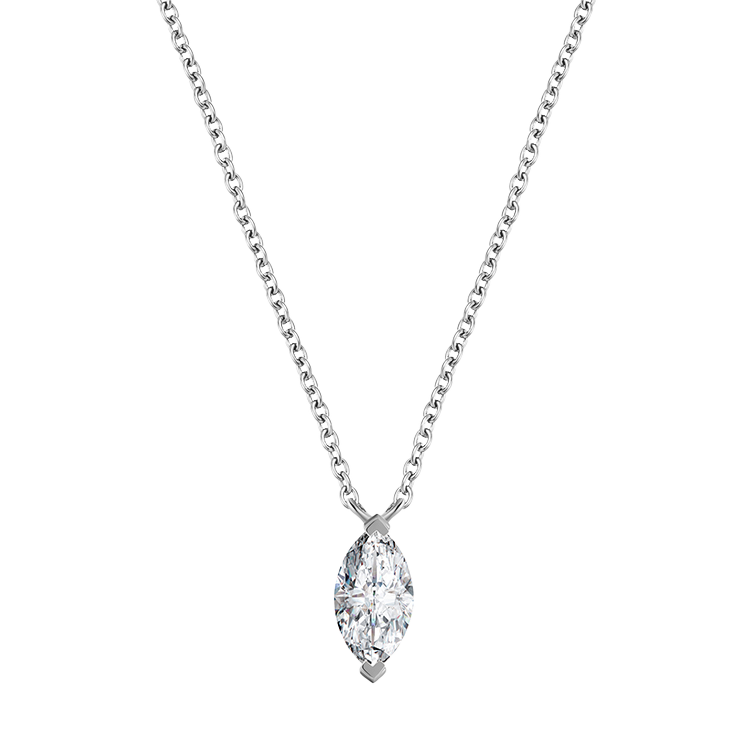 Saturn solitaire necklace 0.2ct - Saturn solitaire necklace 0.2ct -  The Future Rocks -    4