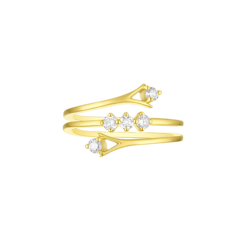 Smiling light three layer ring - Smiling light three layer ring -  The Future Rocks -    1