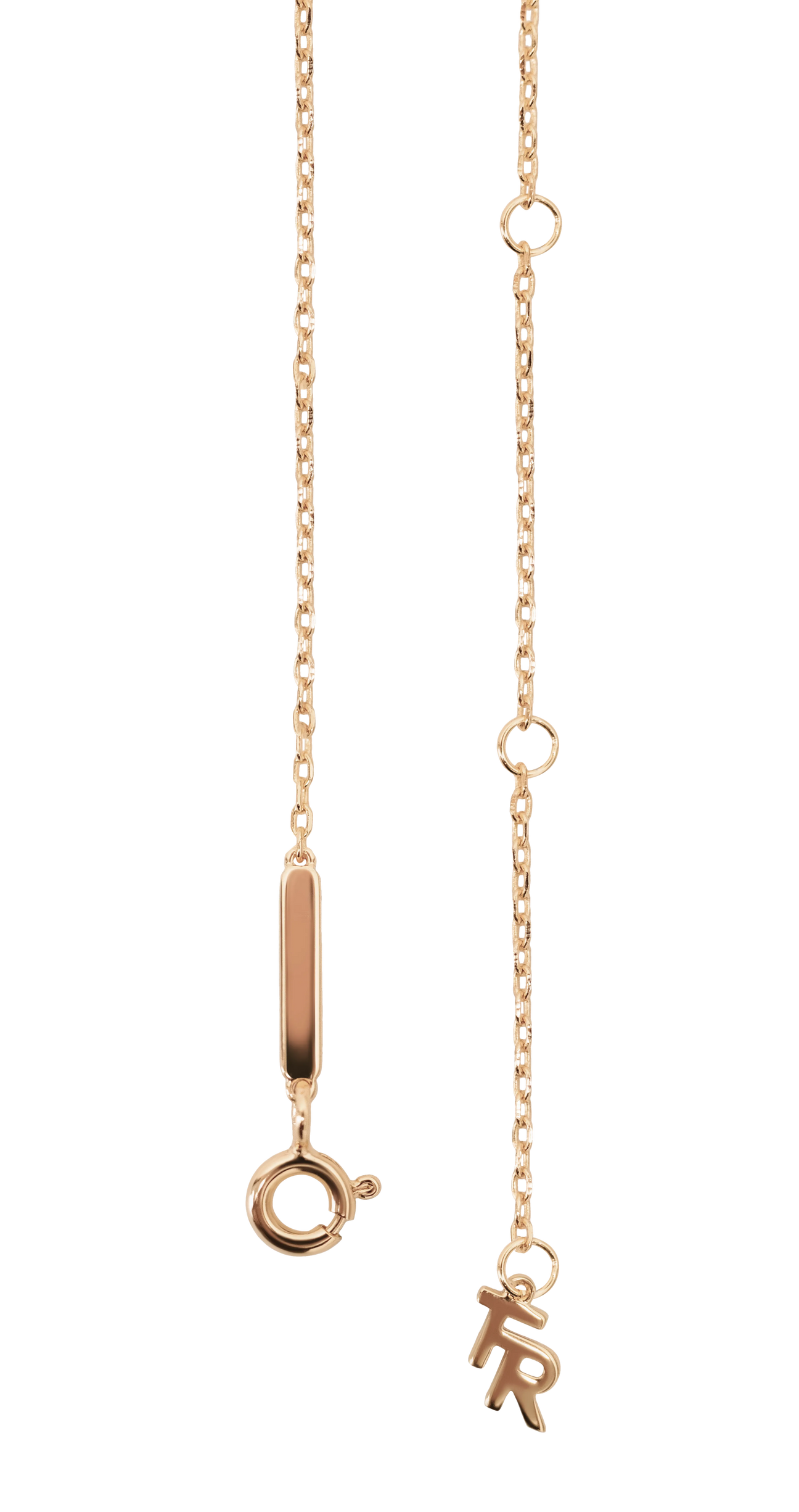 Luna pink diamond solitaire necklace 0.2ct - Luna pink diamond solitaire necklace 0.2ct -  The Future Rocks -    3