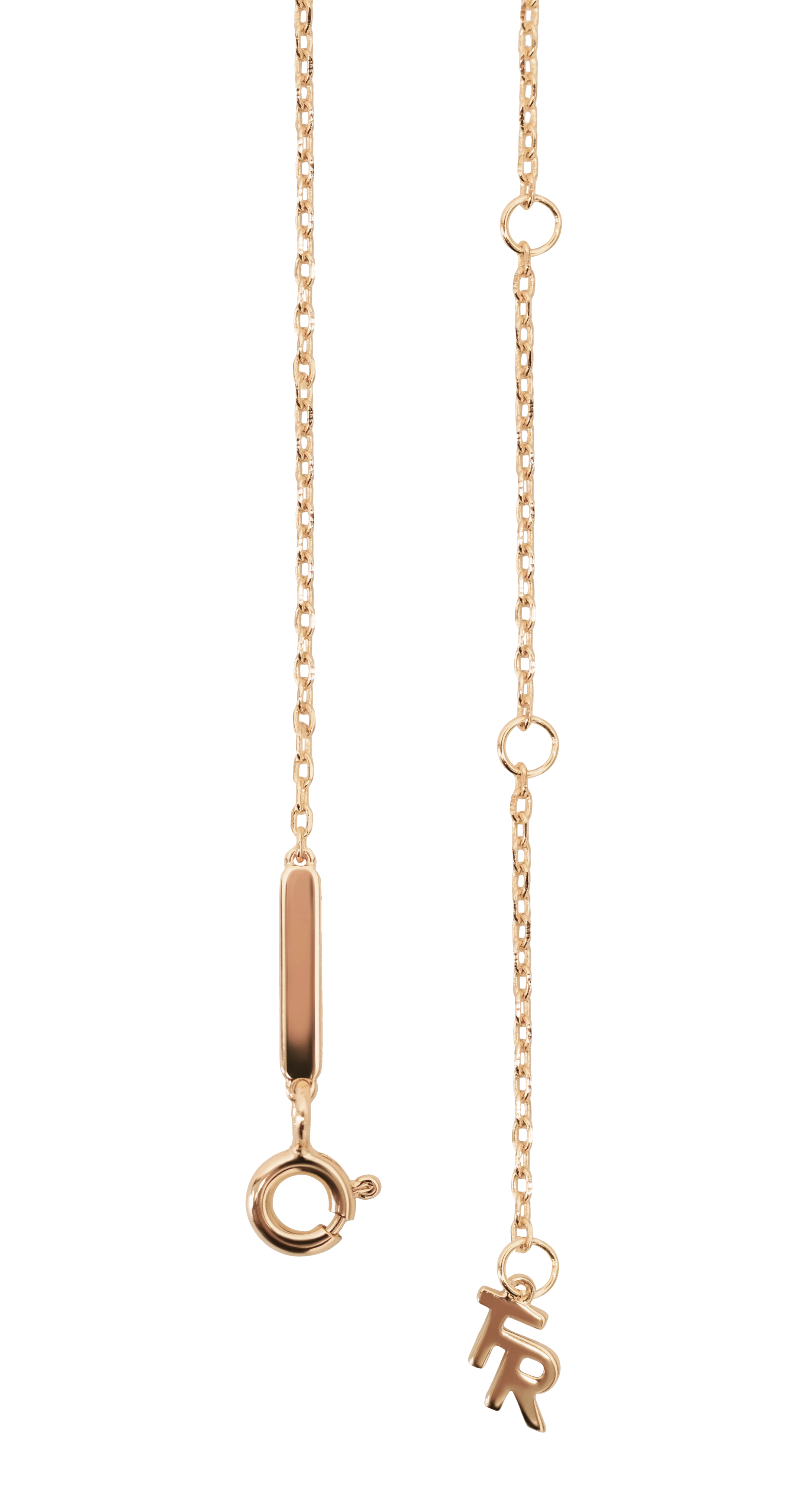 Luna pink diamond solitaire necklace 0.2ct - Luna pink diamond solitaire necklace 0.2ct -  The Future Rocks -    3