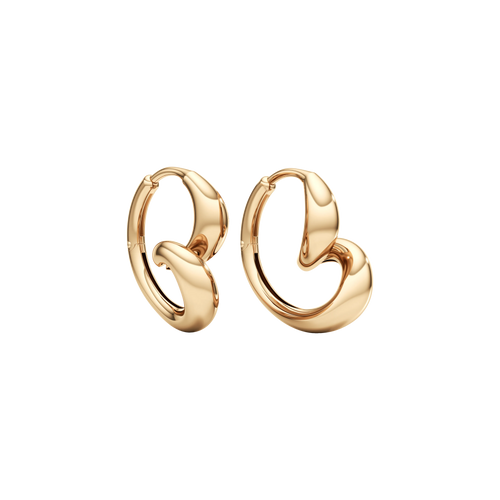 Whirlwind small gold earrings - Whirlwind small gold earrings -  The Future Rocks -    1