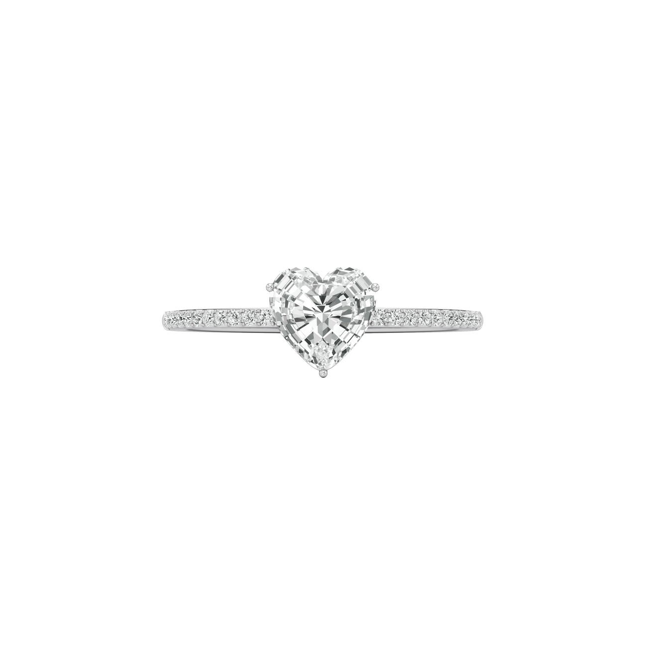 Whirlwind heart pavé ring - Whirlwind heart pavé ring -  The Future Rocks -    4