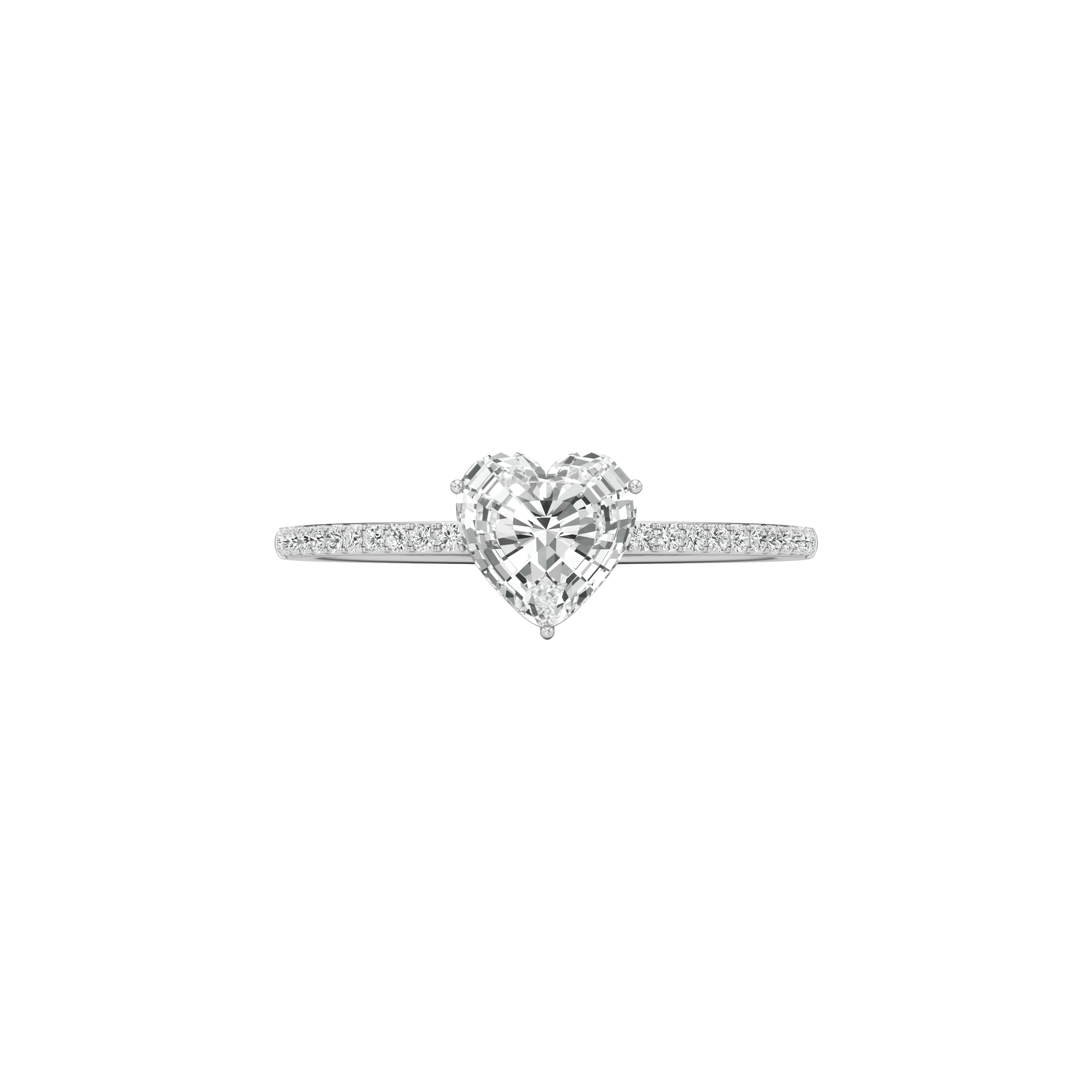 Whirlwind heart pavé ring - Whirlwind heart pavé ring -  The Future Rocks -    4