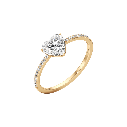 Whirlwind heart pavé ring - Whirlwind heart pavé ring -  The Future Rocks -    1