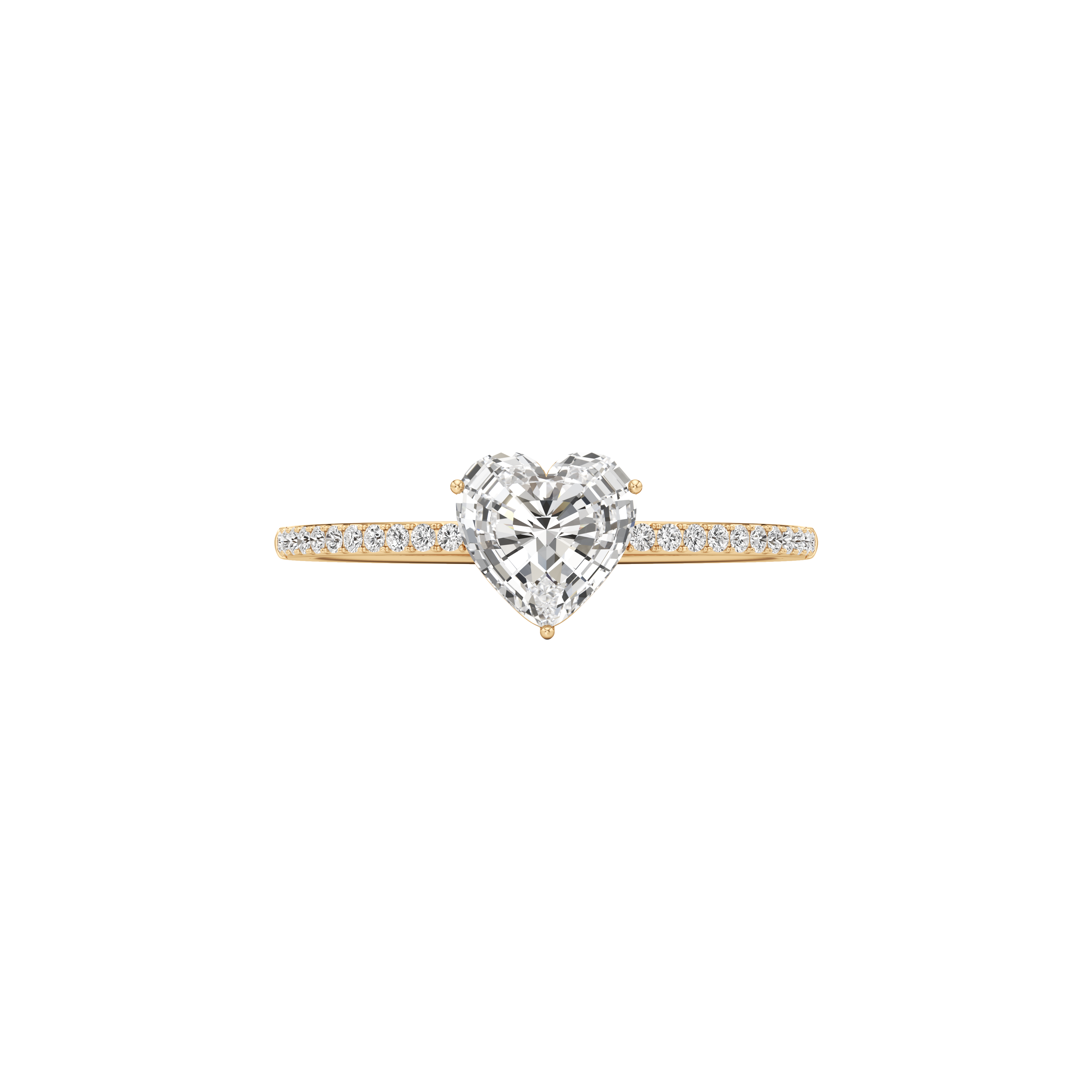 Whirlwind heart pavé ring - Whirlwind heart pavé ring -  The Future Rocks -    2
