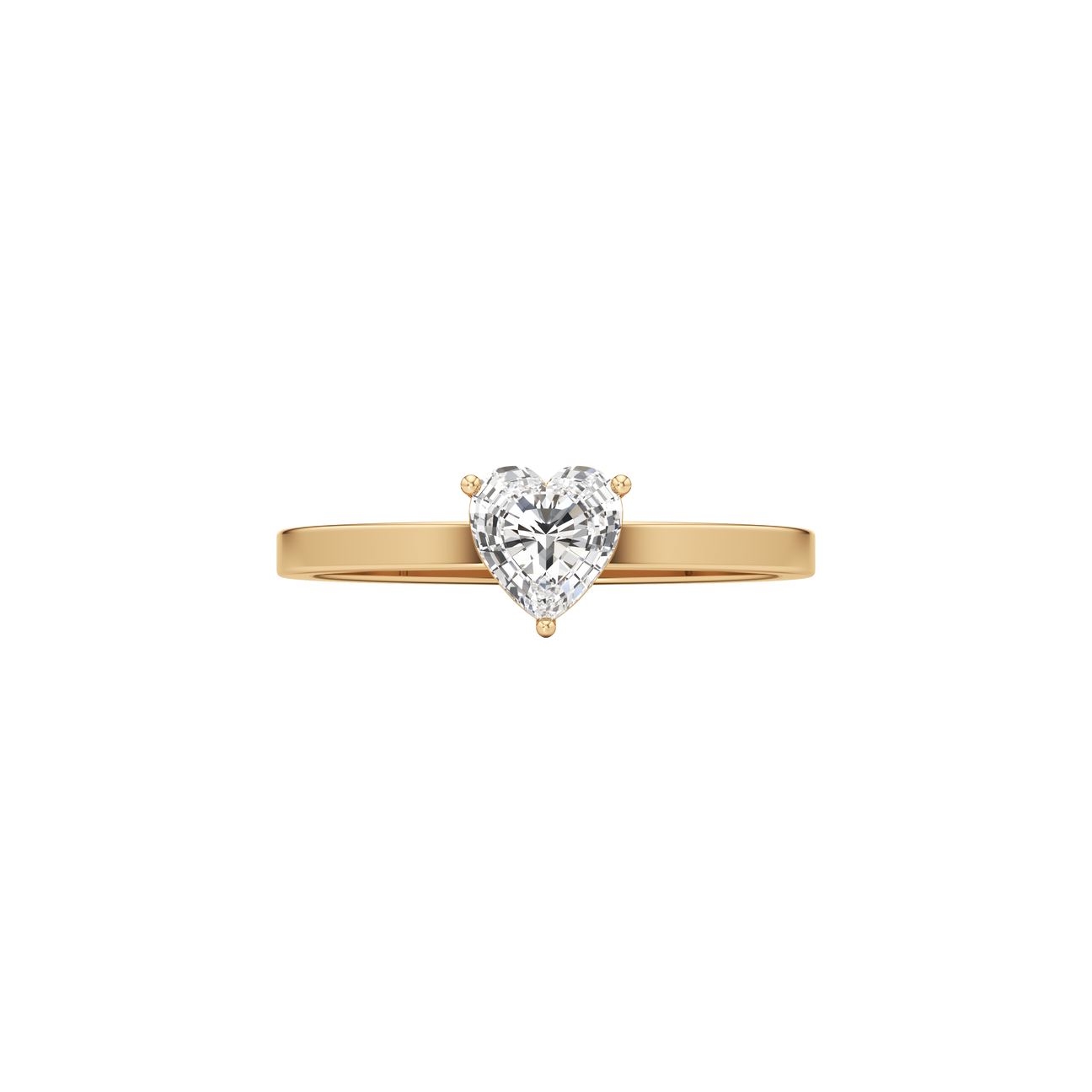 Whirlwind heart solitaire ring - Whirlwind heart solitaire ring -  The Future Rocks -    2