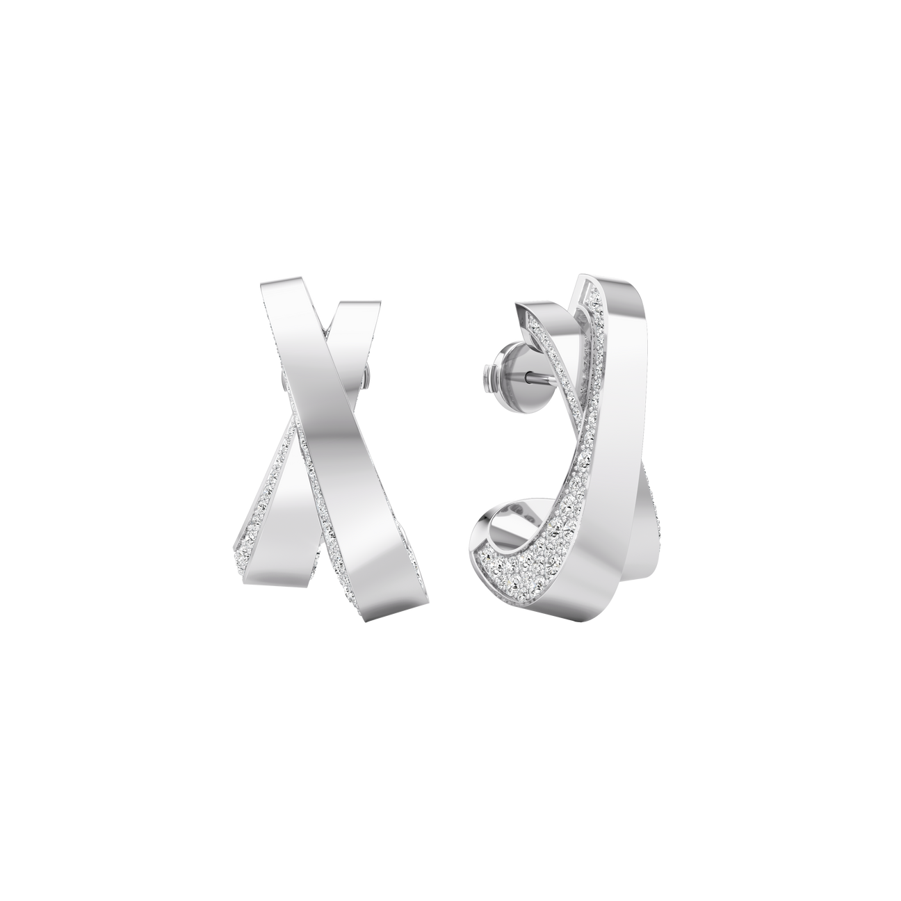 Infinite pavé earrings - Infinite pavé earrings -  The Future Rocks -    3