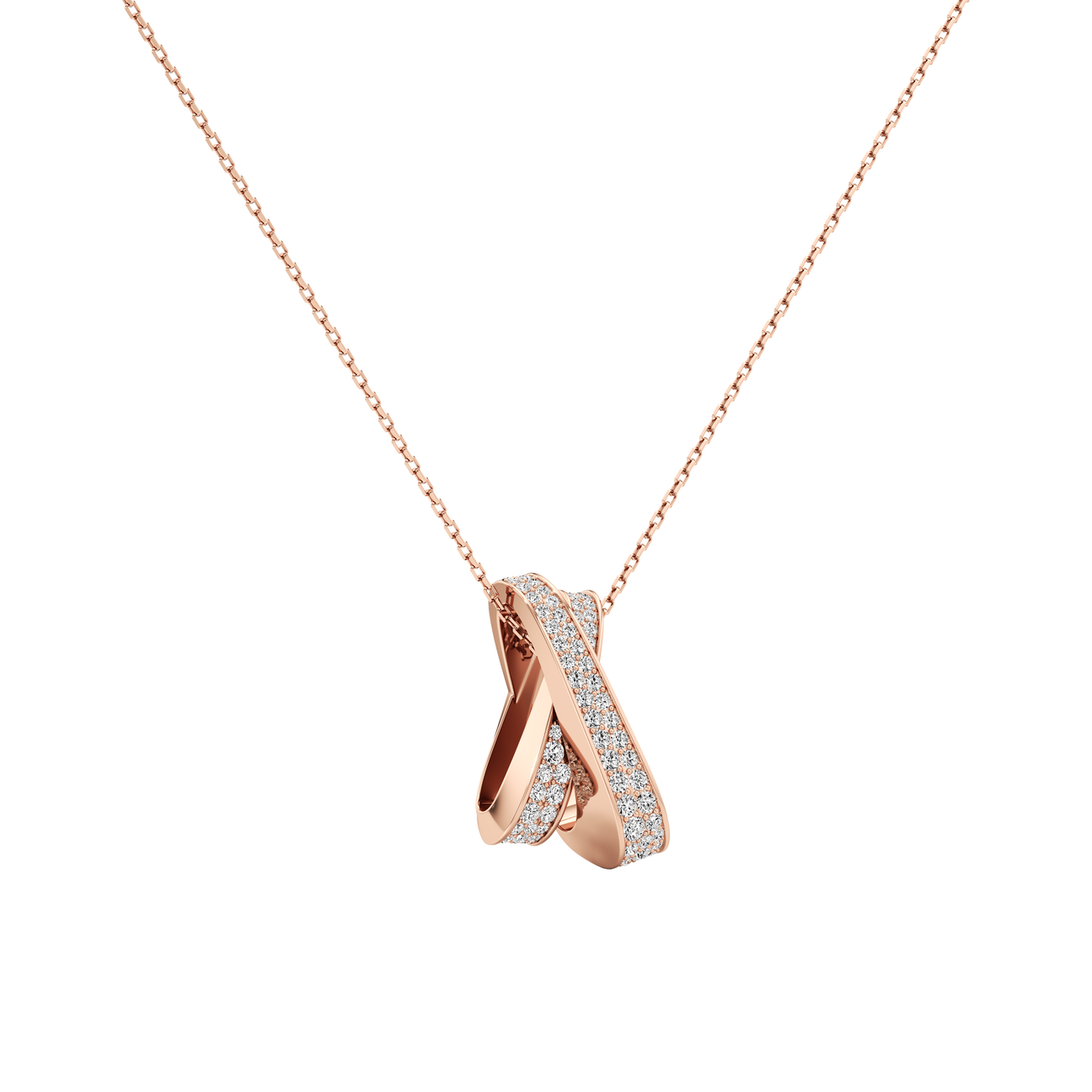 Infinite full pavé pendant necklace - Infinite full pavé pendant necklace -  The Future Rocks -    6