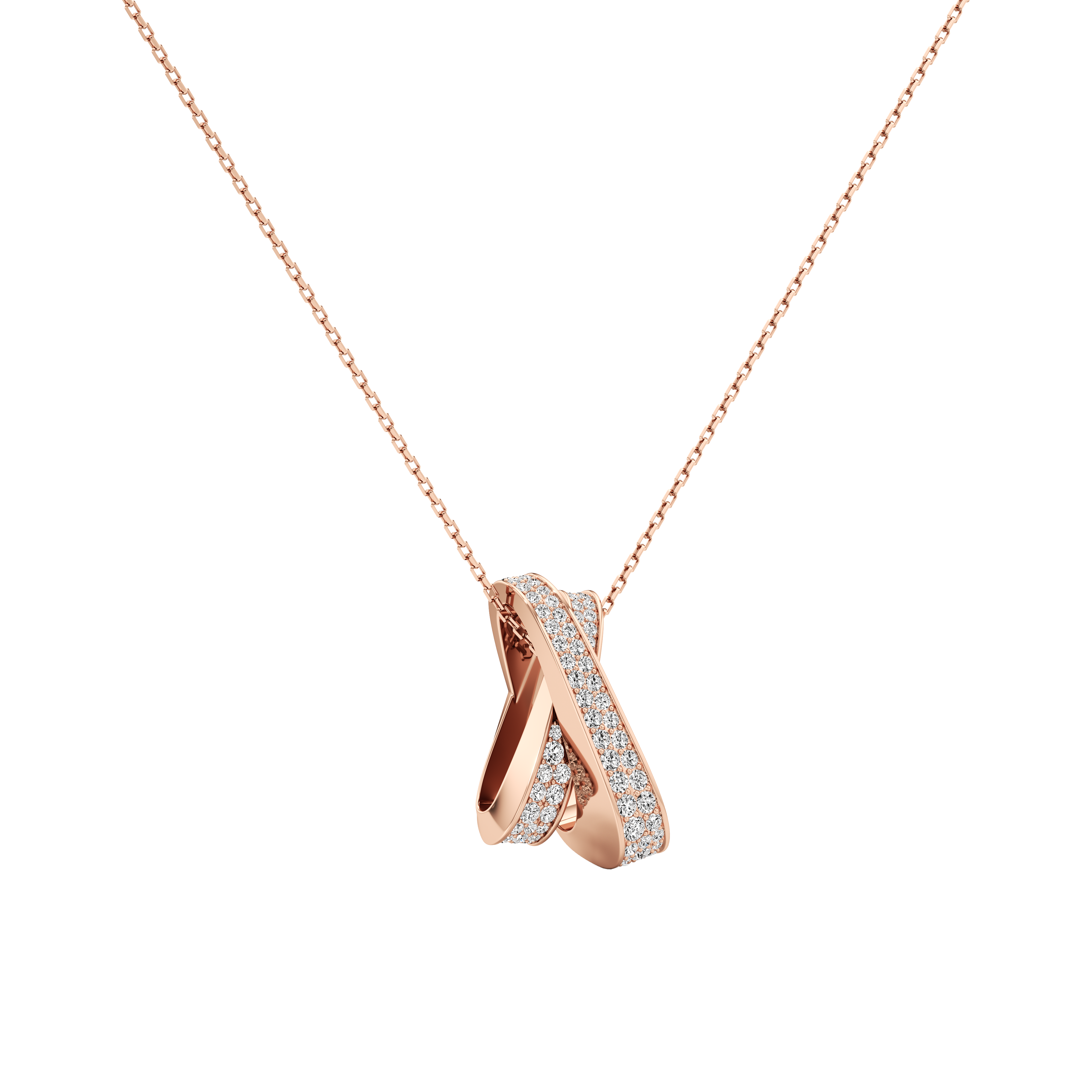 Infinite full pavé pendant necklace - Infinite full pavé pendant necklace -  The Future Rocks -    6