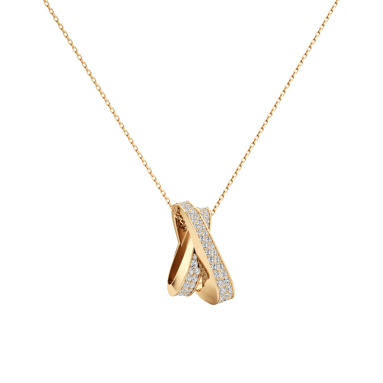Infinite full pavé pendant necklace - Infinite full pavé pendant necklace -  The Future Rocks -    2