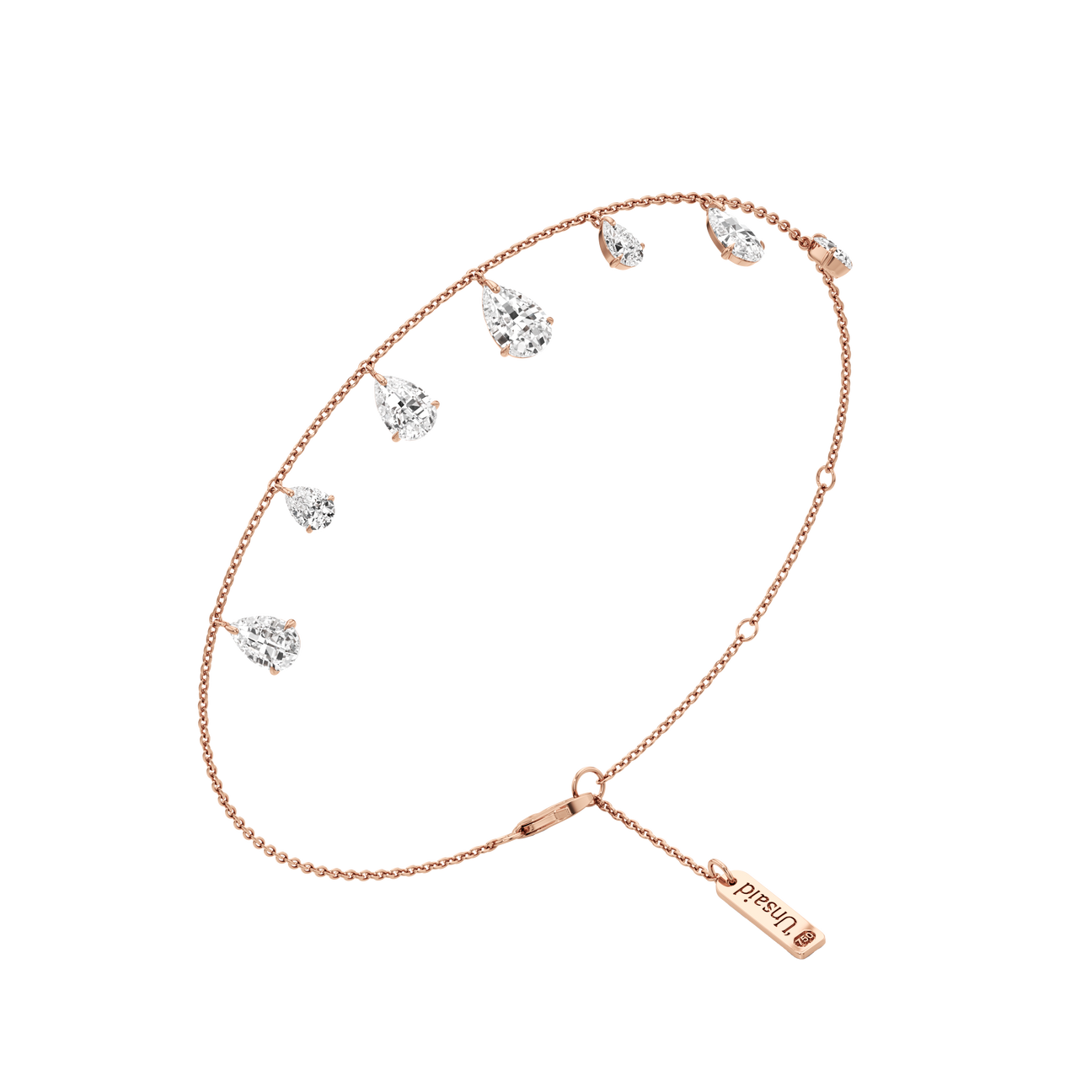 Tear charm diamond bracelet - Tear charm diamond bracelet -  The Future Rocks -    5