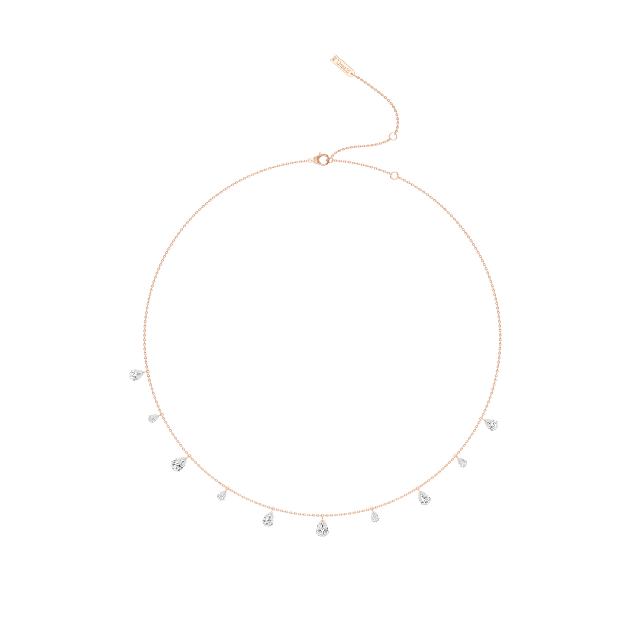 Tear charm diamond necklace - Tear charm diamond necklace -  The Future Rocks -    4