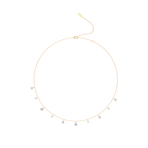 Tear charm diamond necklace - Tear charm diamond necklace -  The Future Rocks -    1