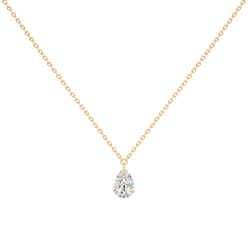 Tear drop diamond pendant necklace - Tear drop diamond pendant necklace -  The Future Rocks -    1