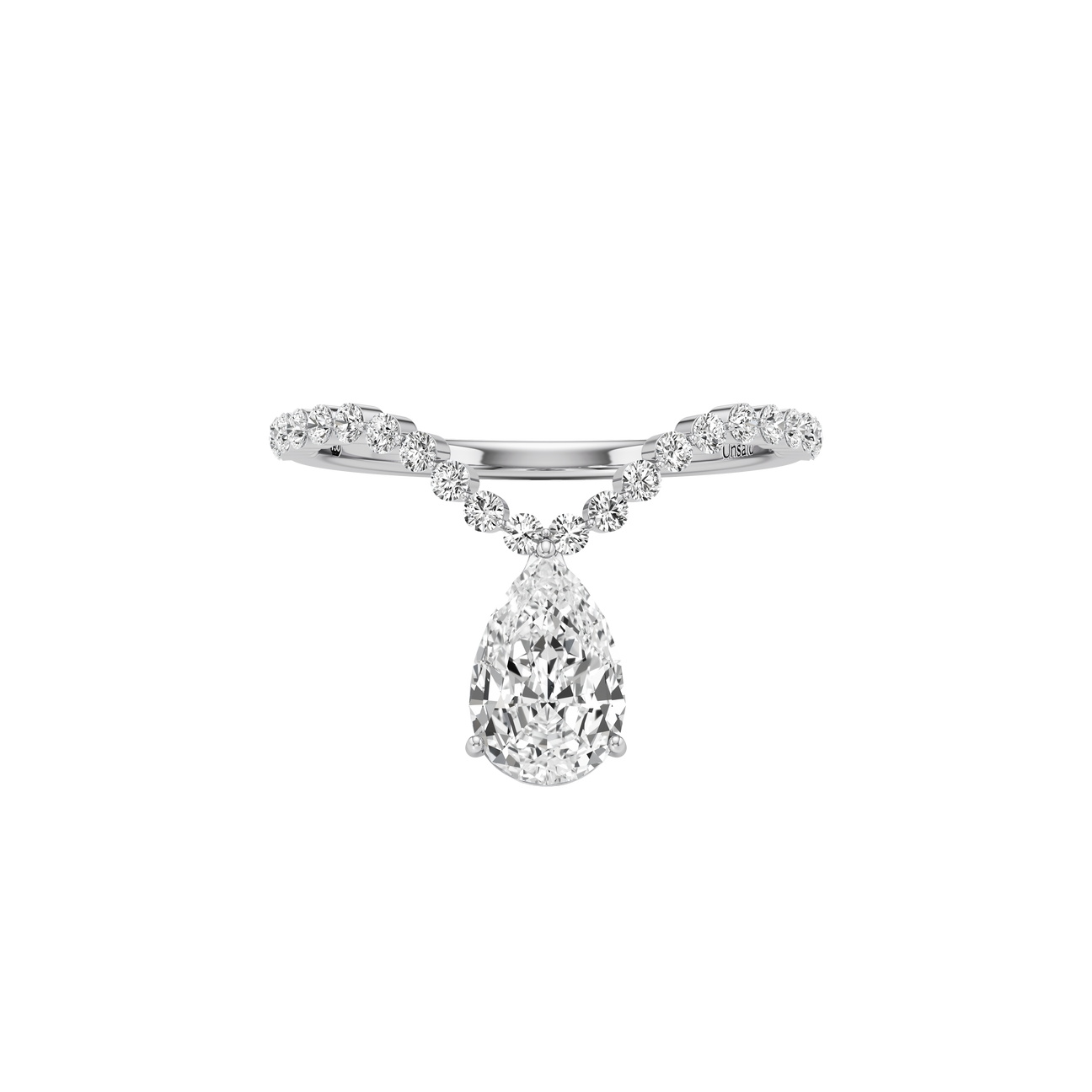 Tear curve diamond ring - Tear curve diamond ring -  The Future Rocks -    3