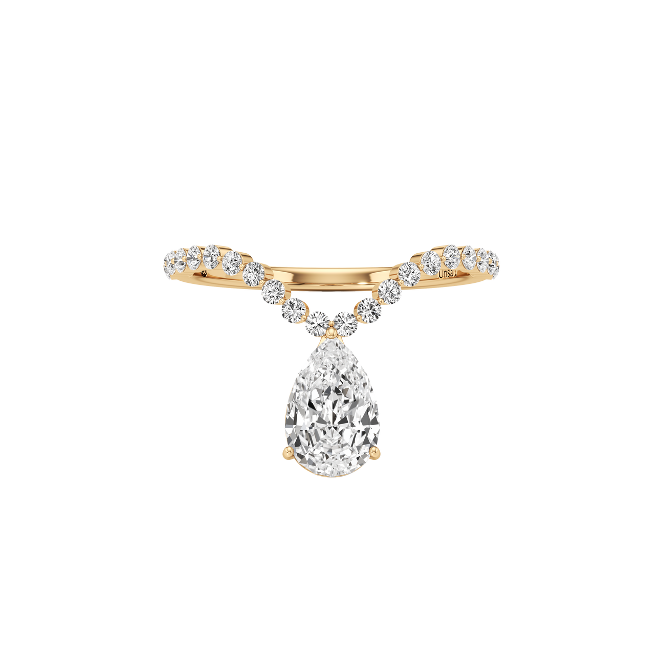 Tear curve diamond ring - Tear curve diamond ring -  The Future Rocks -    1