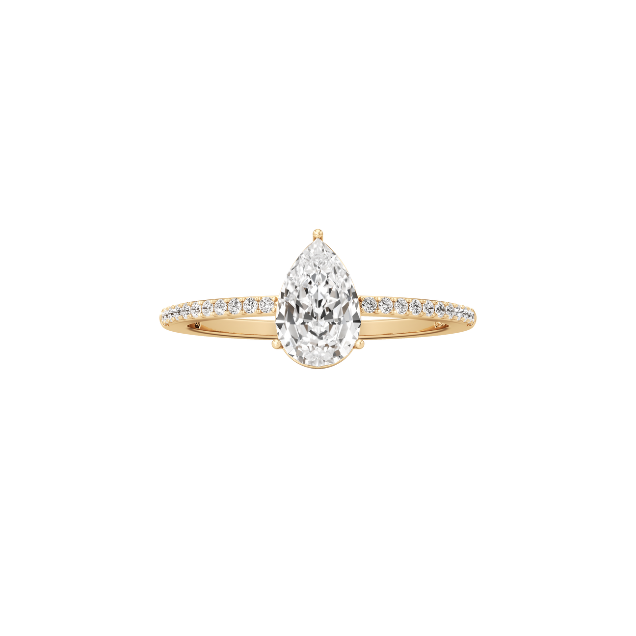 Tear dream pavé ring - Tear dream pavé ring -  The Future Rocks -    2