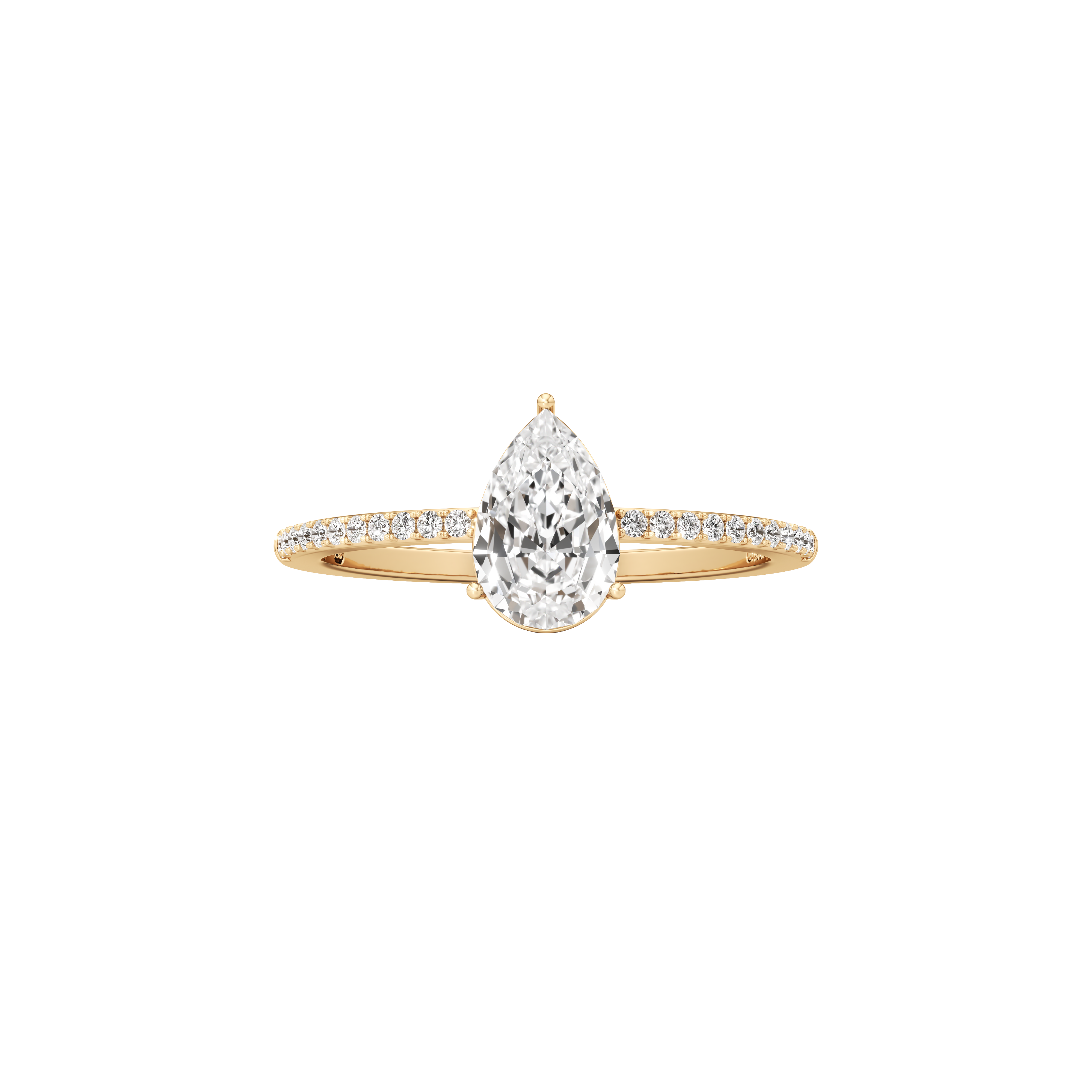 Tear dream pavé ring - Tear dream pavé ring -  The Future Rocks -    2
