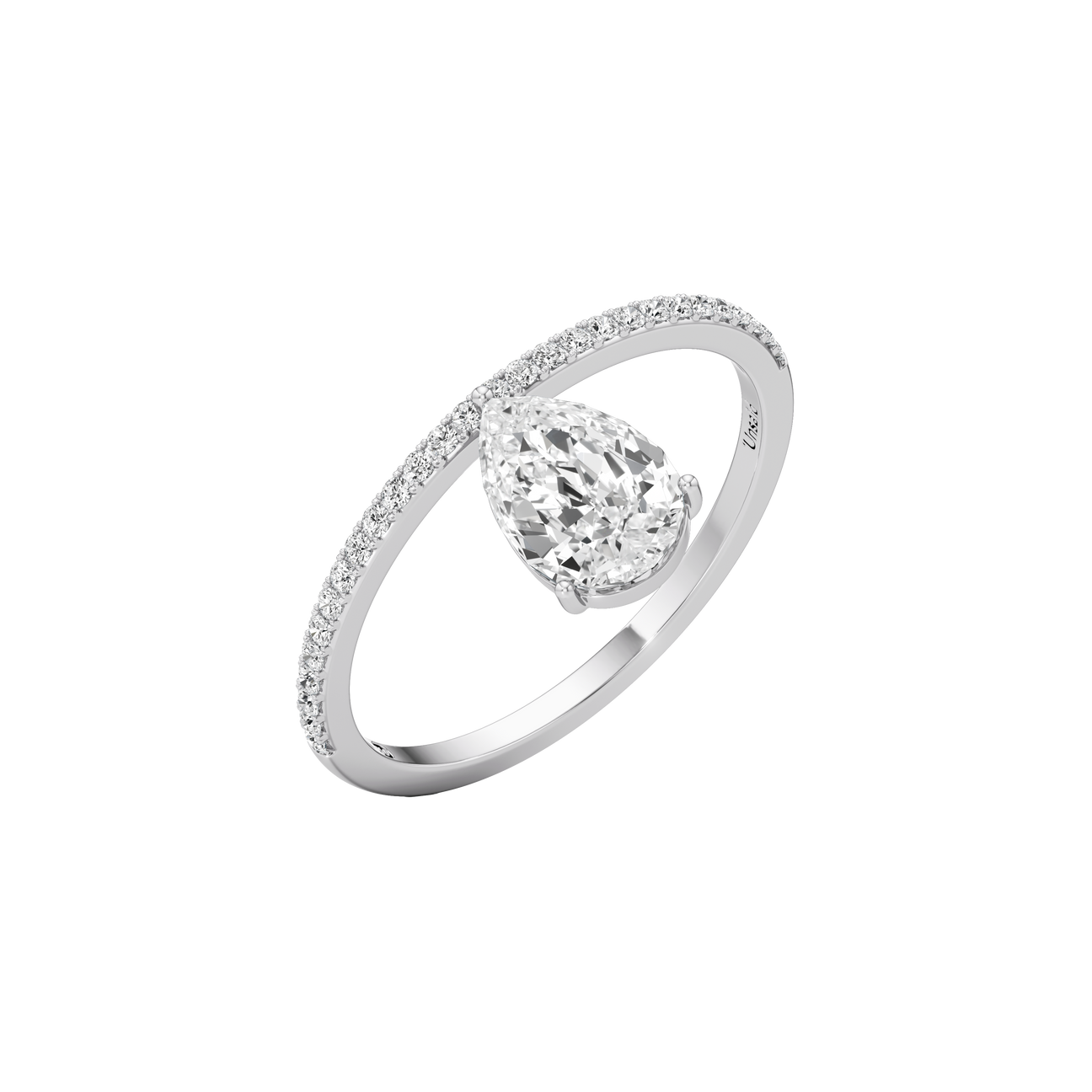 Tear grace pavé ring - Tear grace pavé ring -  The Future Rocks -    3