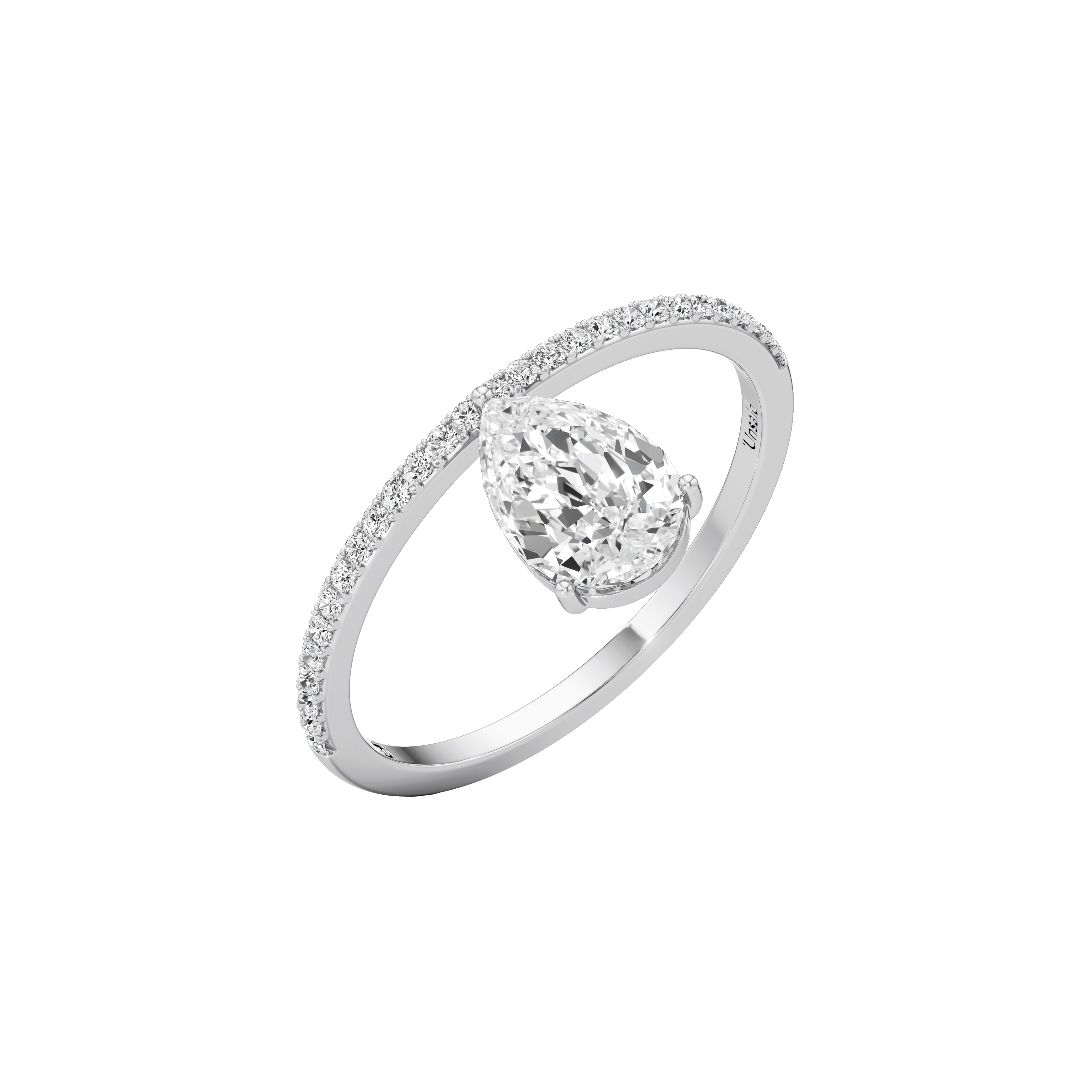 Tear grace pavé ring - Tear grace pavé ring -  The Future Rocks -    3